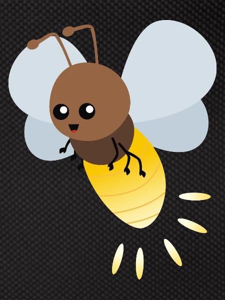 Cute firefly cartoon