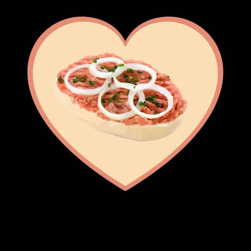 Mettbrötchen Coeur Mett Hack Cadeau saint Valentin