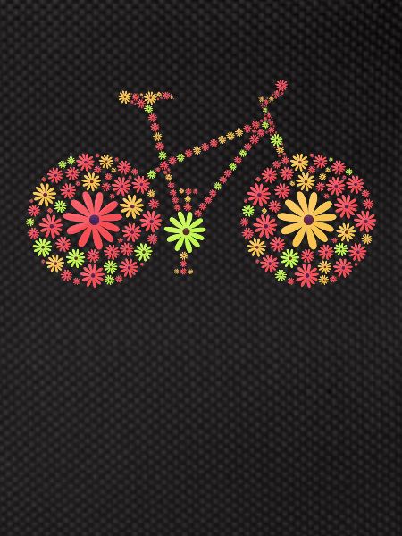 Bicycle 70s Flowers