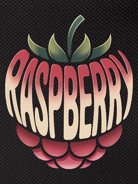 Raspberry - Cool Fruit Logo