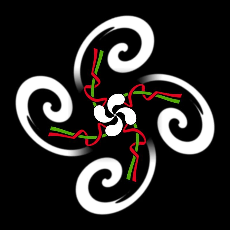 Baskische Kreuz-Design