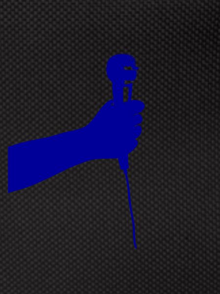 microphone (blue)