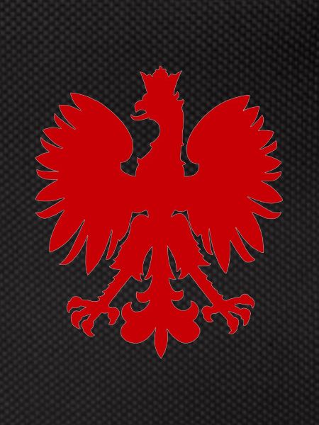 Simple Polish eagle-Red