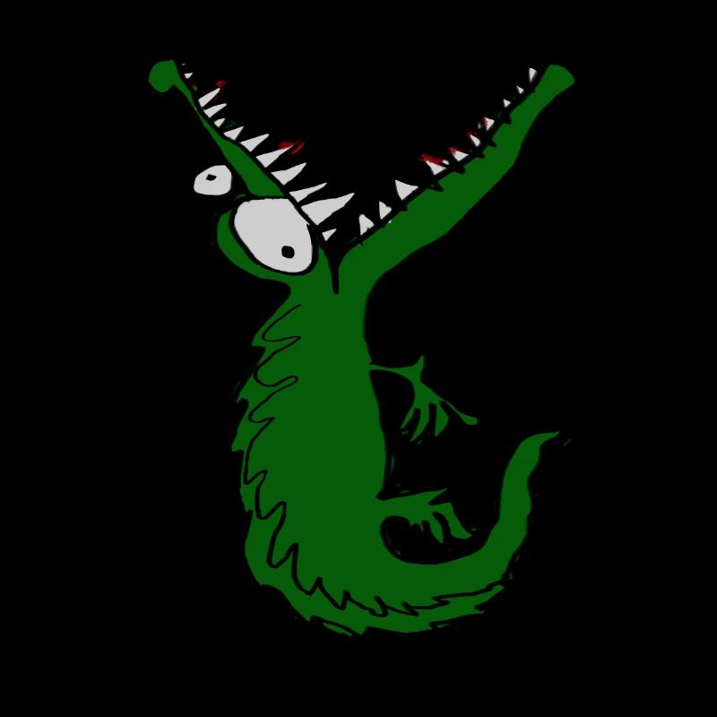 Crocodile affamé