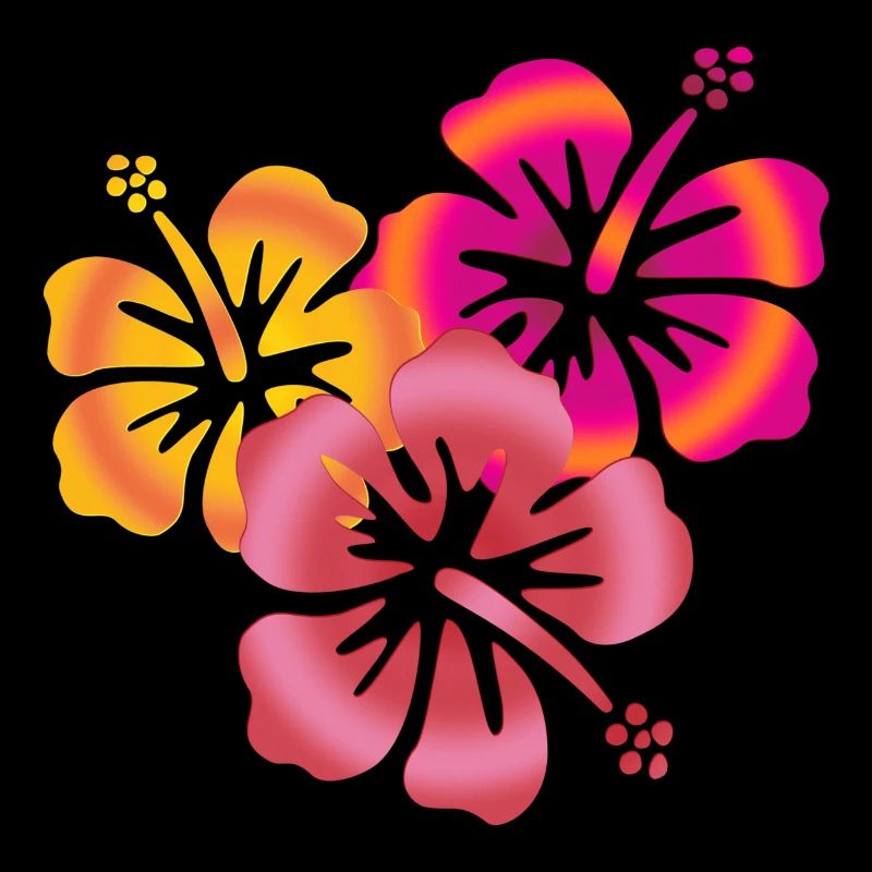 BALI fleurs d'hibiscus