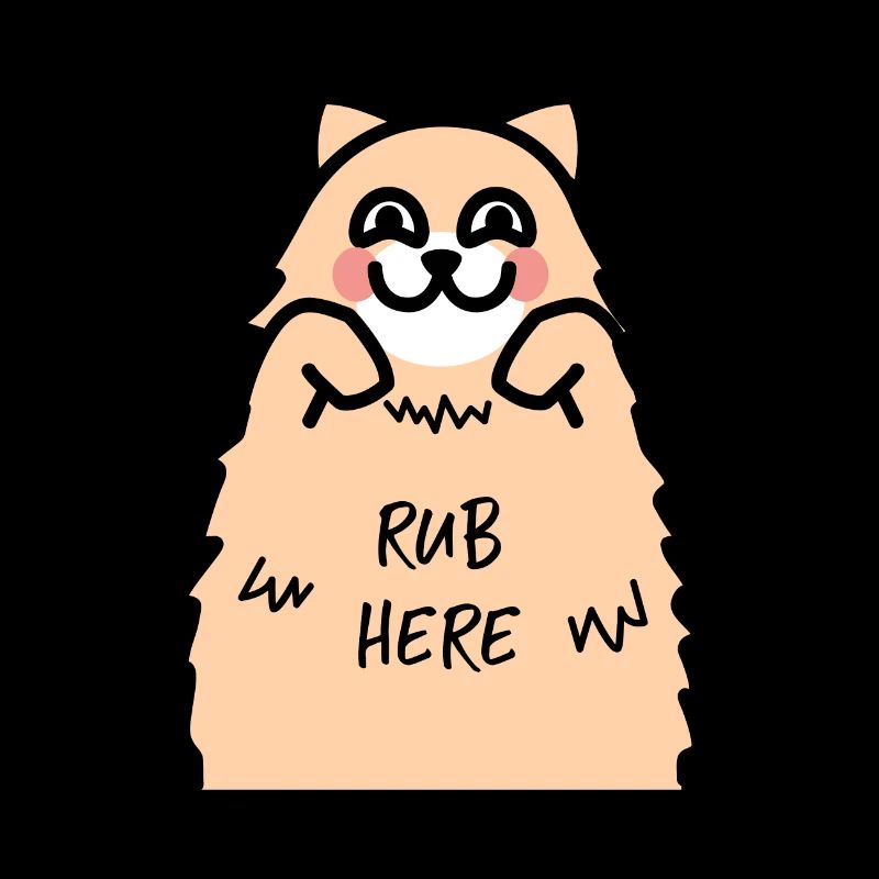 Chat drôle de conception