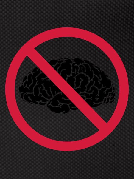 no brains allowed