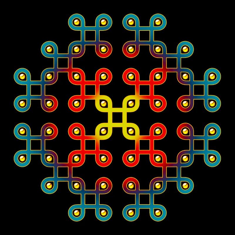 INFINITY LOOP - symbol interconnectedness of all
