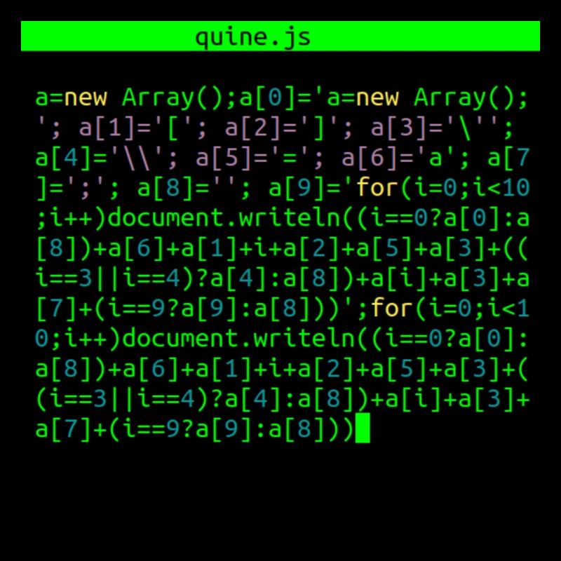 quine javascript