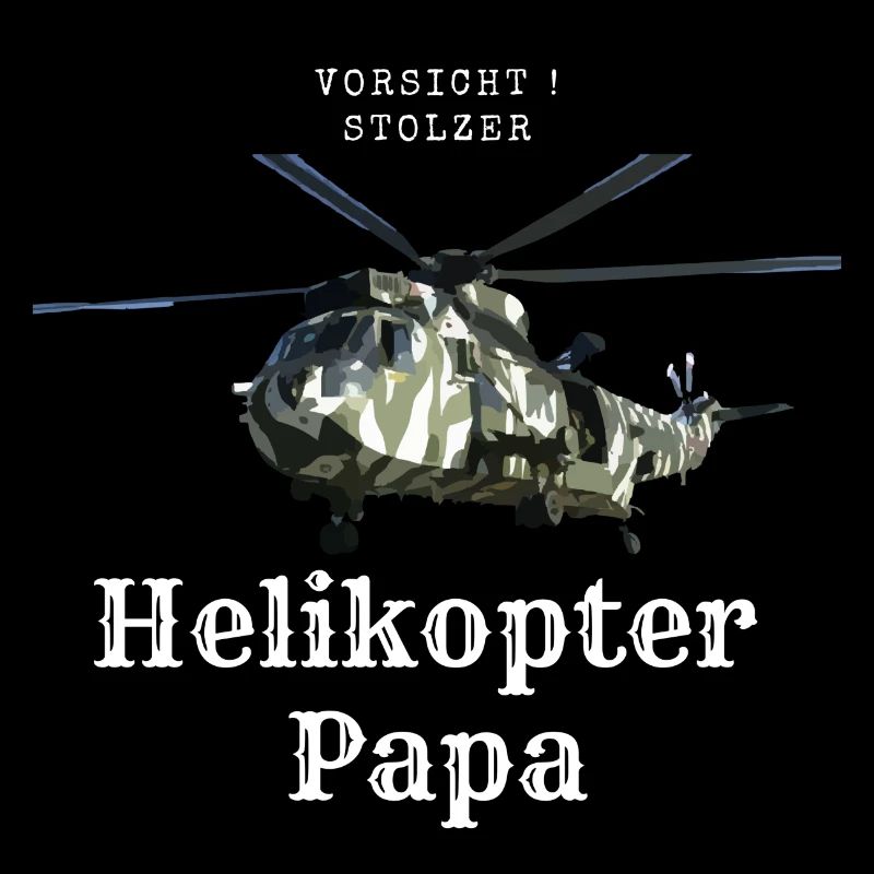 Stolzer Helikopterpapa