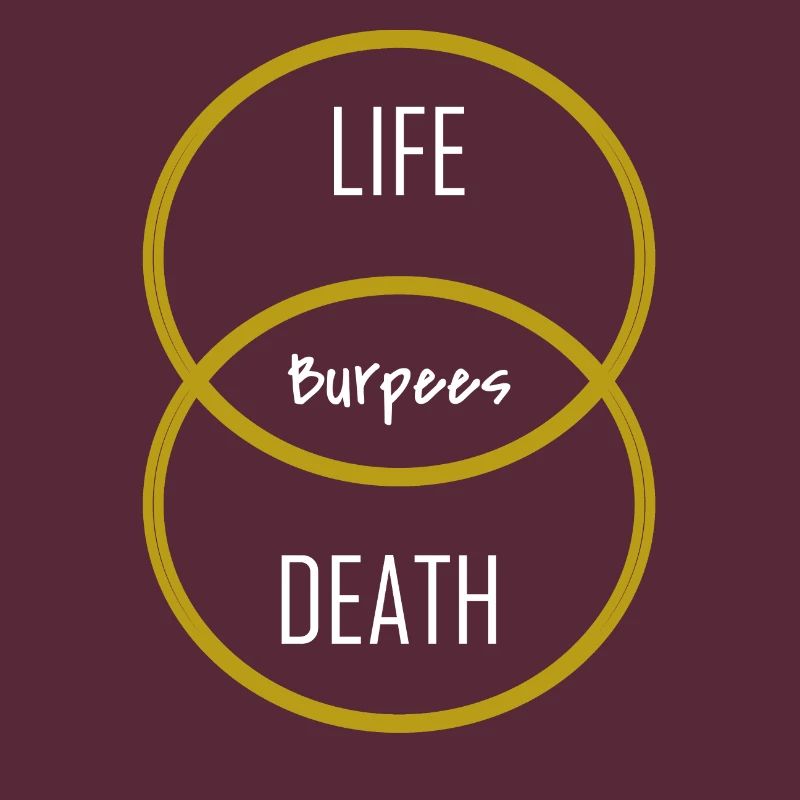 Burpee Burpees Squat Push Up Exercise Gift