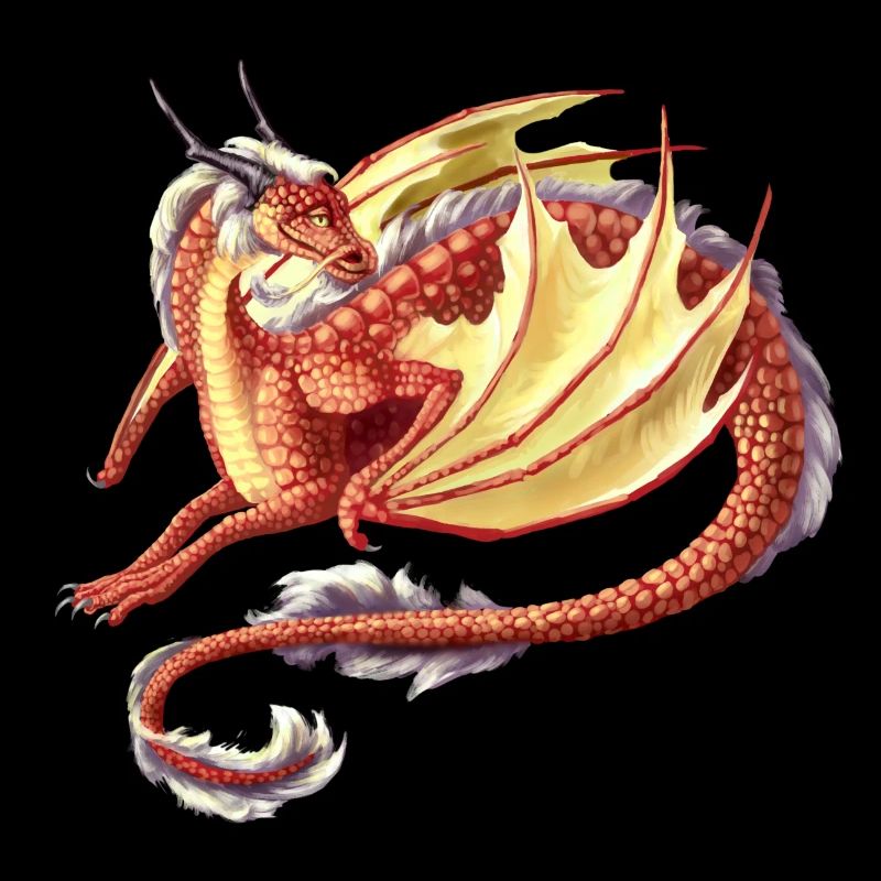 red pretty dragon