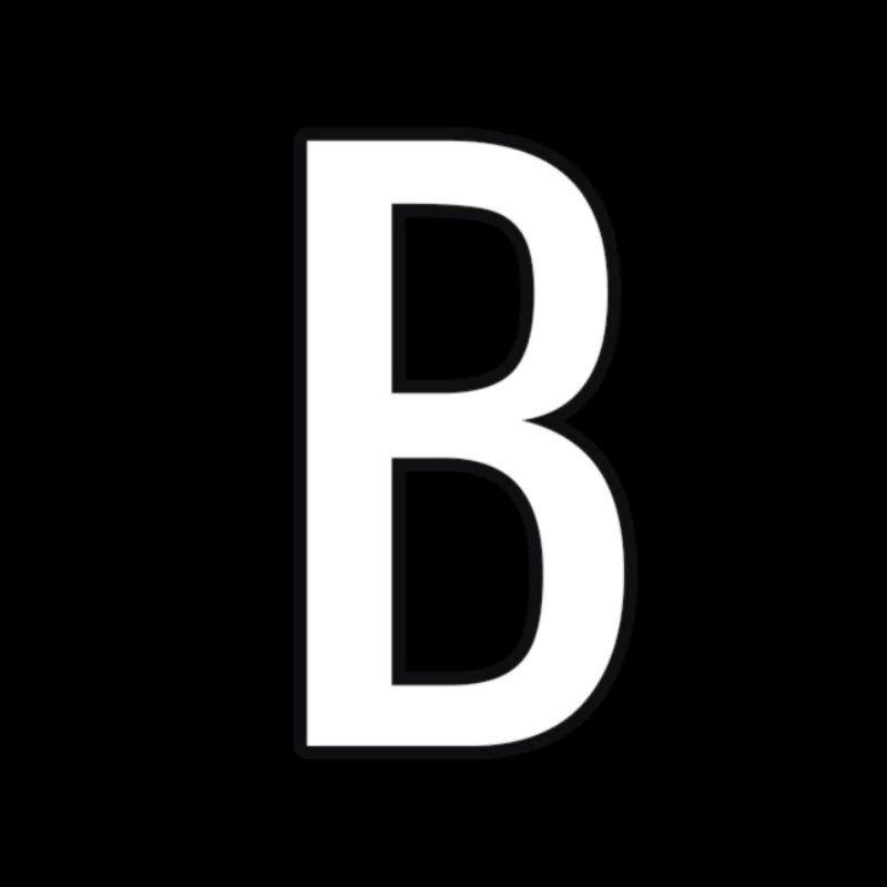 B