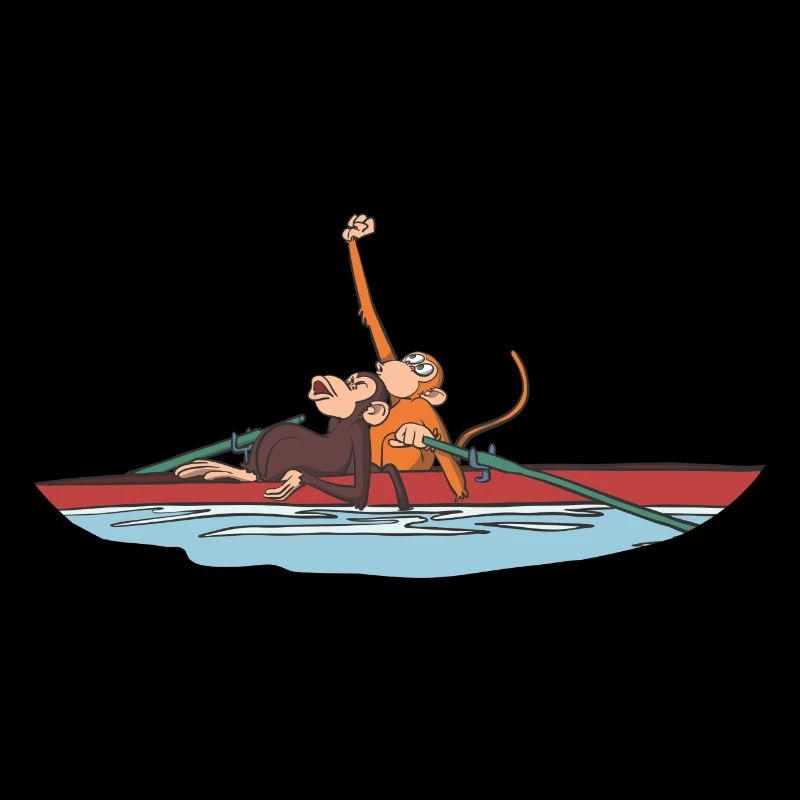 Zweier Ruderer nach Sieg Geschenk Idee