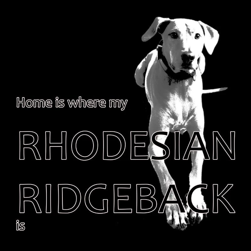 La maison est où est mon Rhodesian Ridgeback