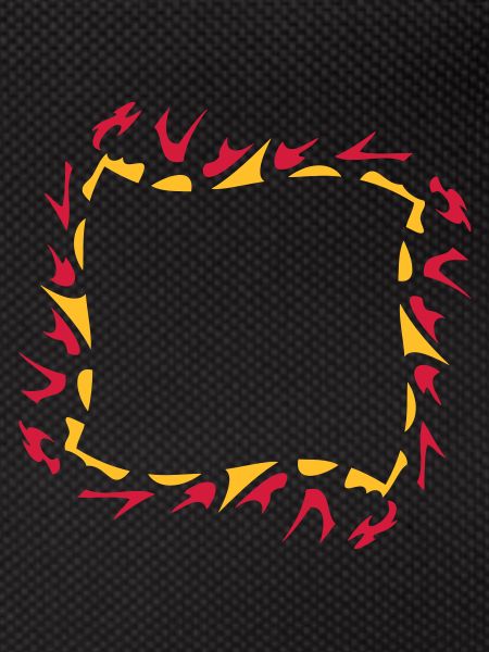 Abstrait feu flamme structure