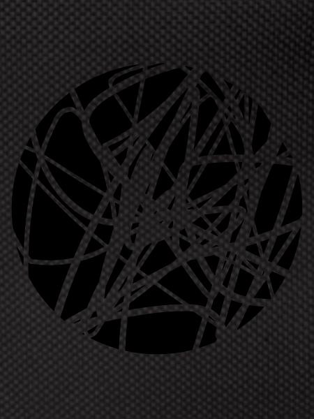 Scribbled chaotic strokes pattern