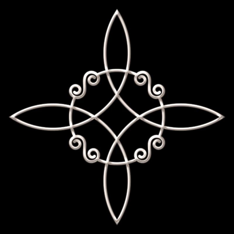 Witch`s Knot, Hexenknoten, Bindet die 4 Elemente