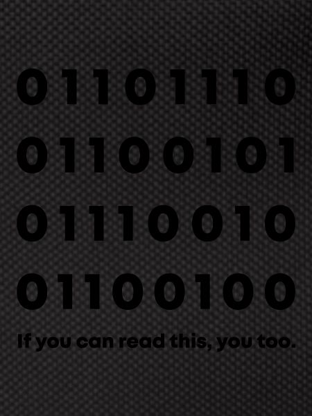 Nerd de code binaire