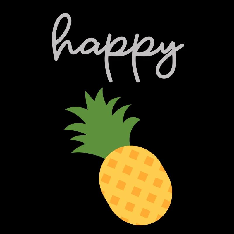 Ananas heureux - joli design