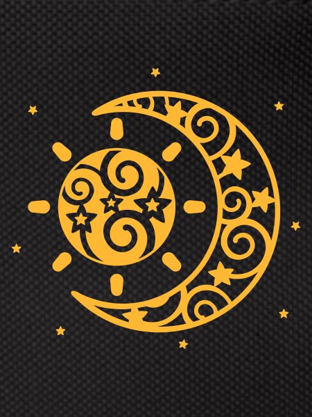 Sun, moon and stars
