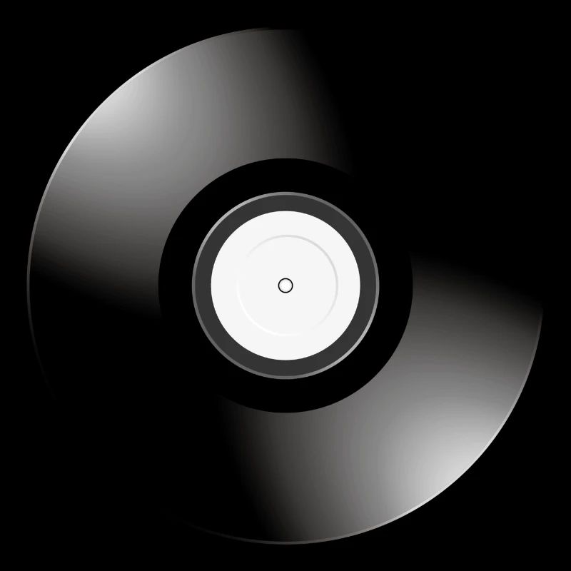 Smiley Vinyl Record