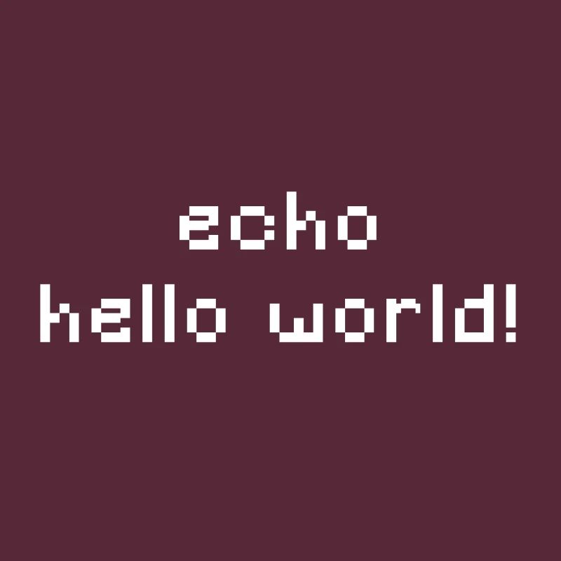 ITler - echo hello world - CMD CLI