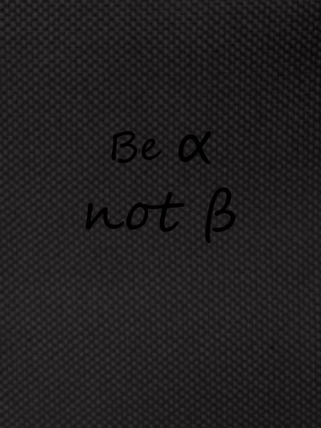 Be alpha not beta