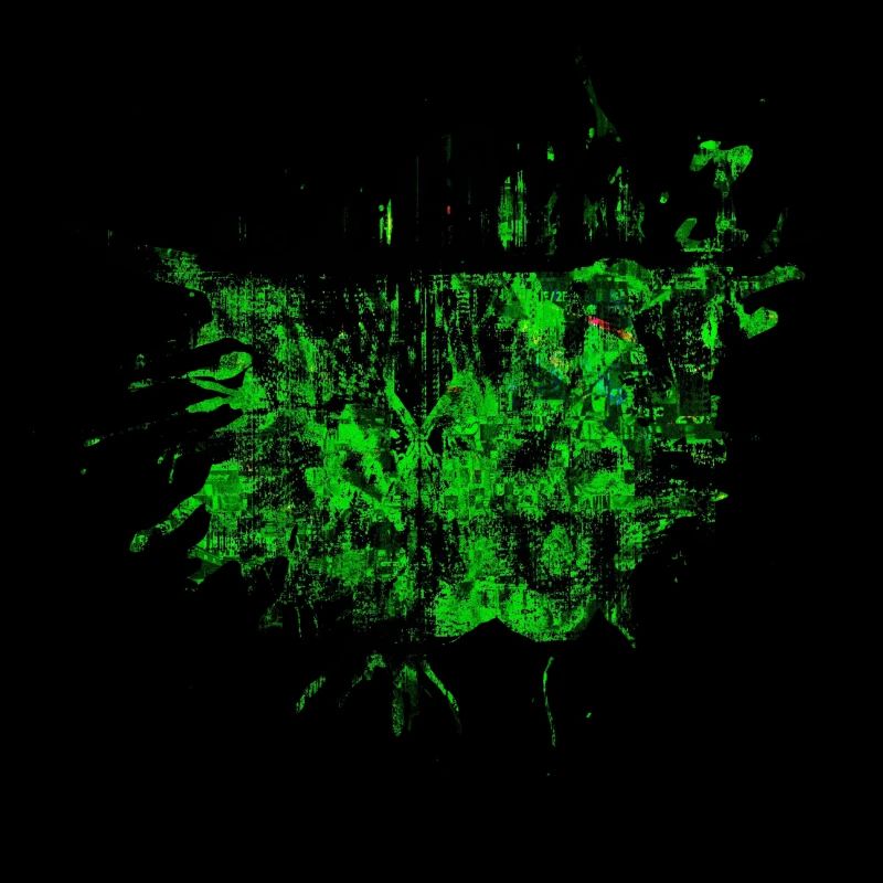 Lustiger Glitch Bug Farbfleck Splash Geschenk