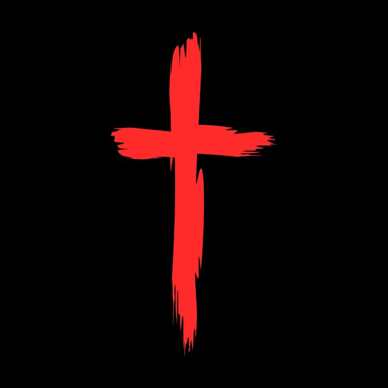 Croix Christianisme religion rouge