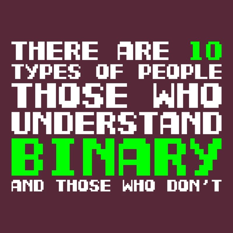 There are two types of People Binary Programmierer