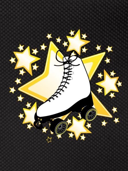 Figure skating star yellow