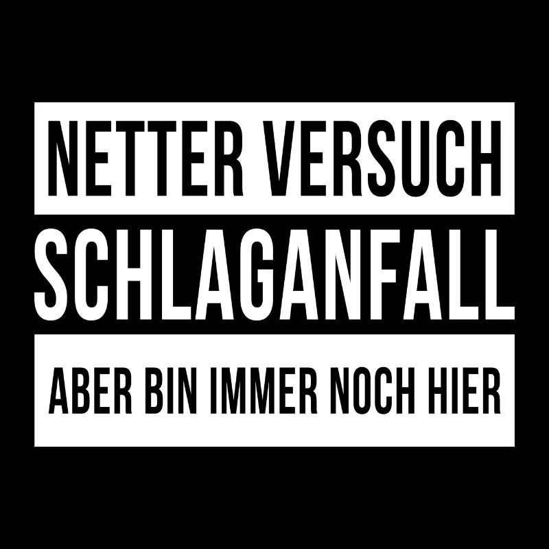 Netter Versuch Schlaganfall Motivation Geschenk