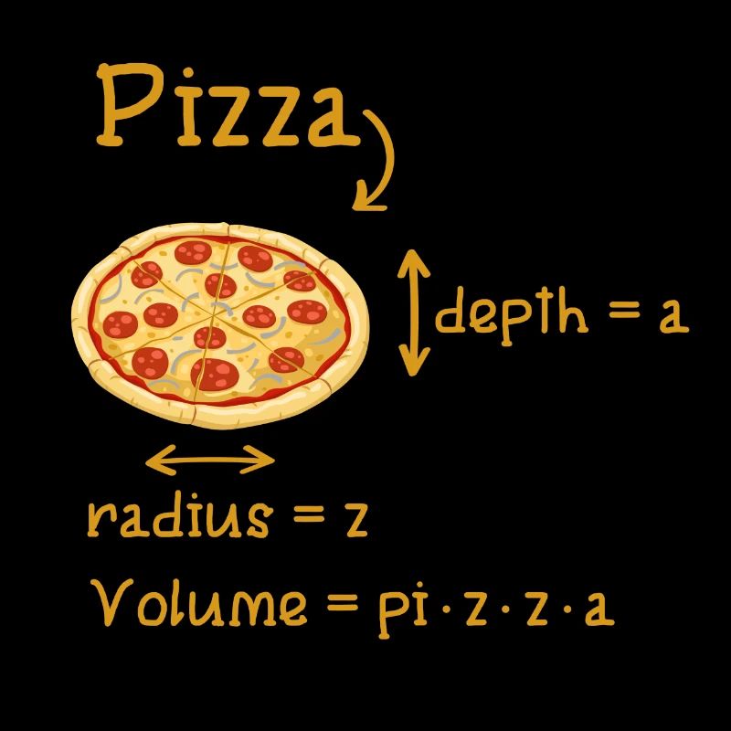 Pizza Pi Mathe Formel Geschenk