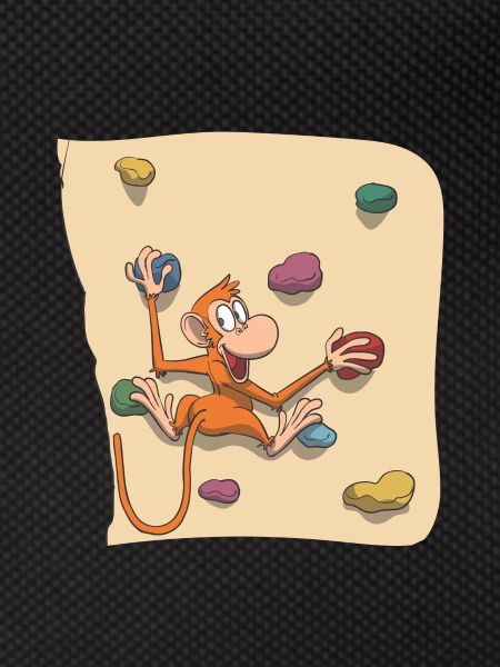 Monkey bouldering