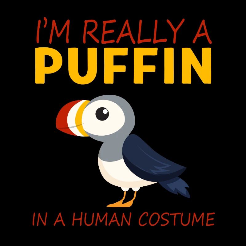 I`m really a Puffin in a Human Costume Lunde