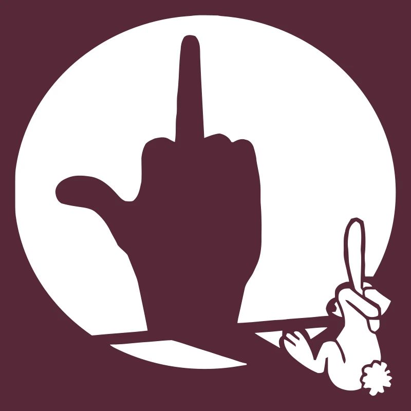 Rabbit shadow (customizable color)
