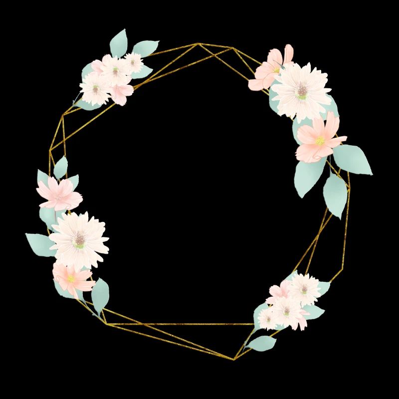 Blumen Geometrisch Personalisierbar
