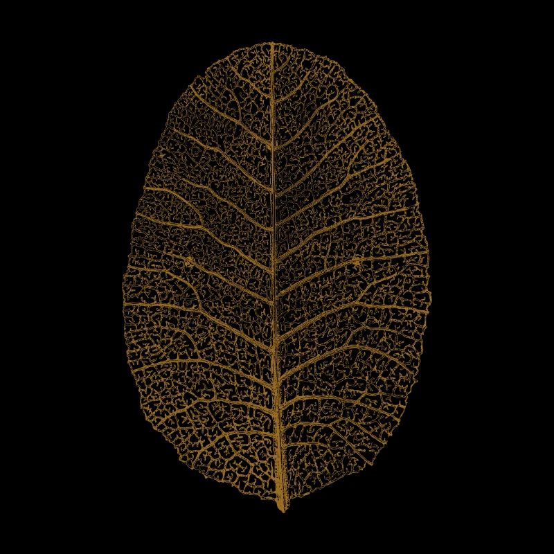 feuille dorée