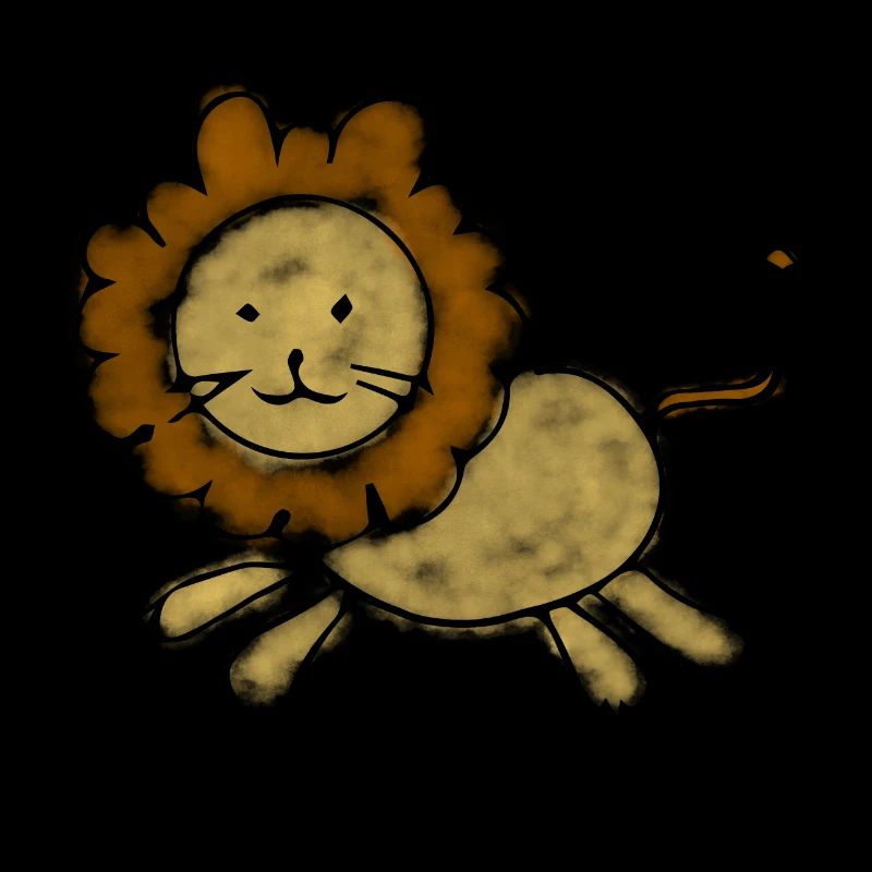 Lion doux Dessin d’enfant