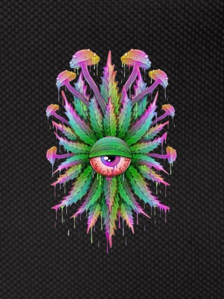 Mushroom Eyes Grass