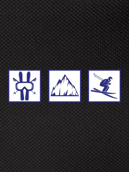 Skiing mountains gift ski