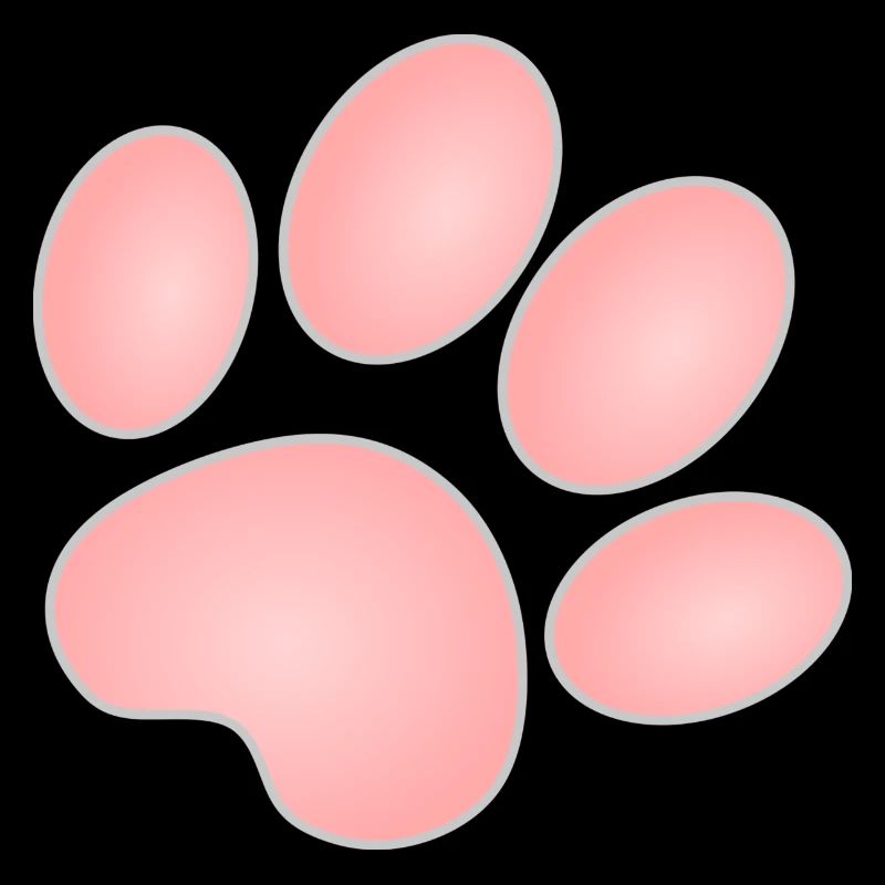 Patte de chat, rose