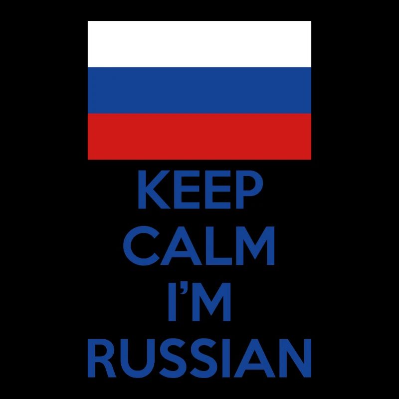 Keep calm I'm russian Russland Geschenk Spruch