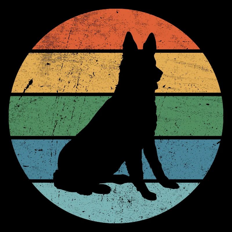 Chien de berger Retro