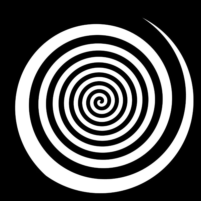 Spirale - Immobile en blanc
