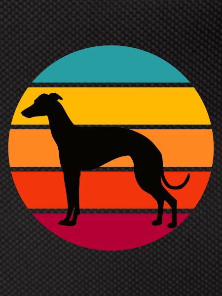 Retro Sunset Greyhound