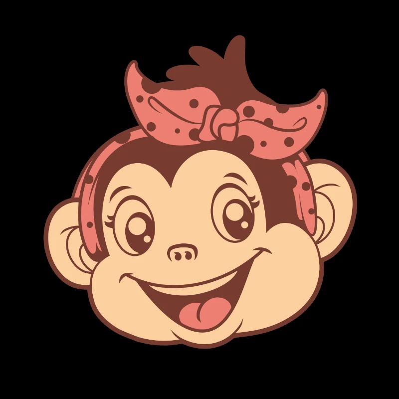 Mädchen Affe Popo Affe Pavianpopo Monkey Affen