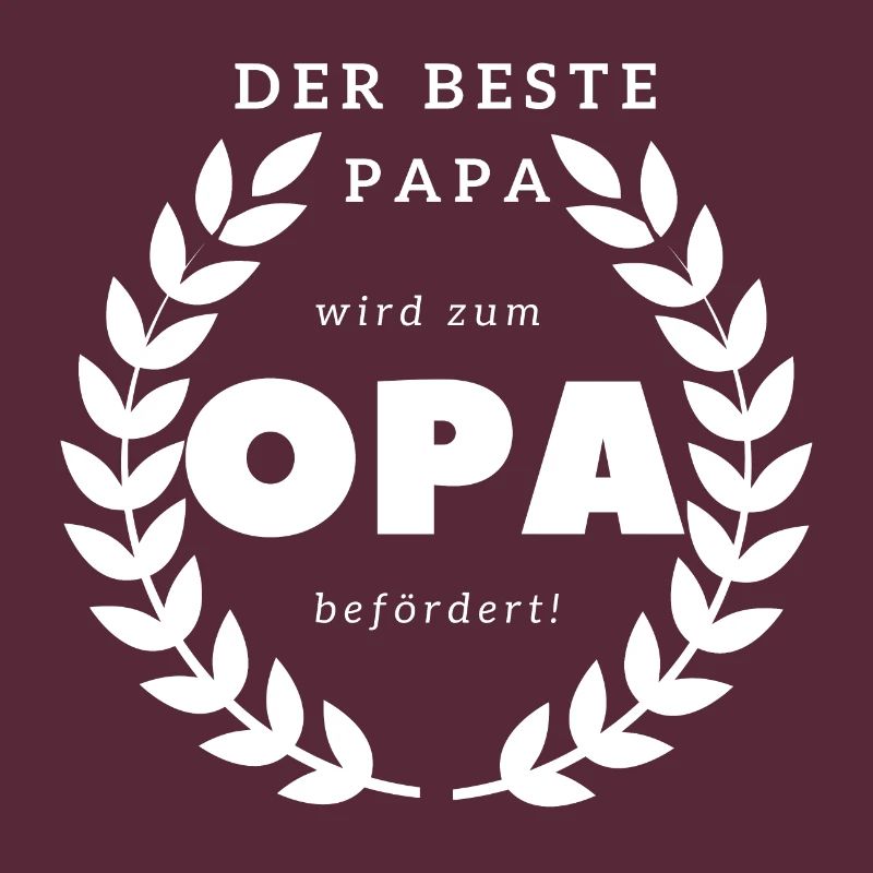 Der Beste Papa wird zum Opa befördert Geschenkidee
