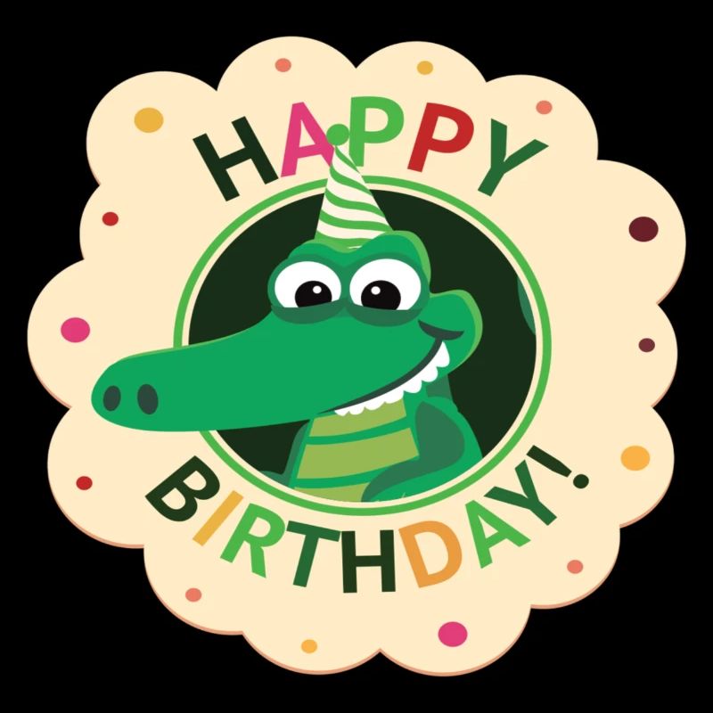 Joyeux anniversaire | Anniversaire | Crocodile